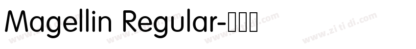 Magellin Regular字体转换 Magellin Regular字体转换
